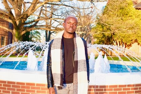 Man on campus