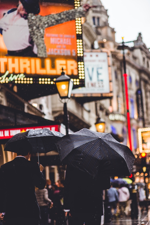 A street view of London's West End.