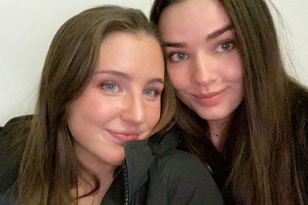 Campus cutie Nora and Katharine