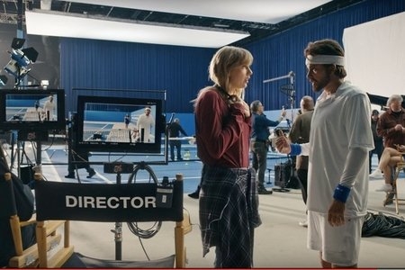 Music Video Screenshot: Taylor Swift giving her male counterpart advice