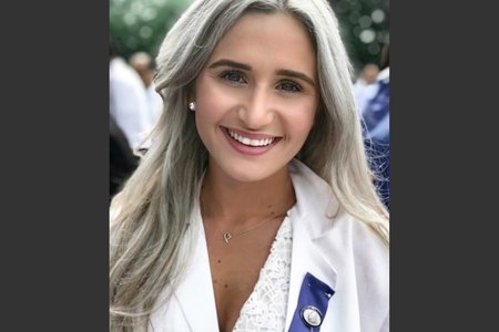 nurse in a white coat