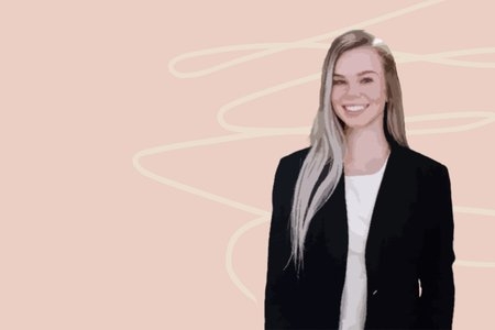 vector image of student body president