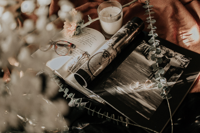 Magazine Glasses and Floral Aesthetic by Vanessa Serpas on Unsplash