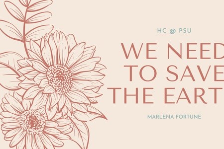 graphic for an article about saving the earth