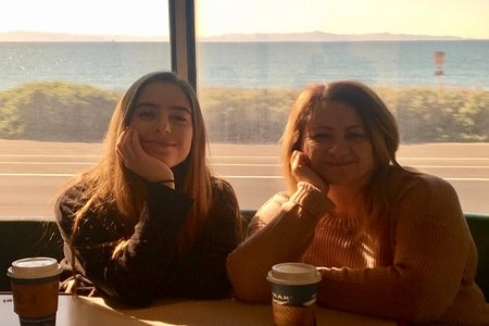 a picture of me and my mom