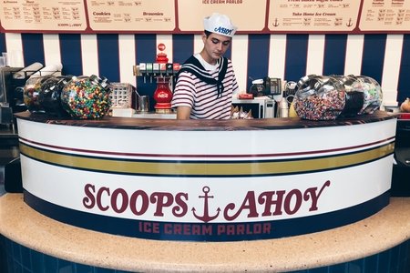Stranger Things Scoops Ahoy Ice Cream