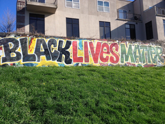 black lives matter graffiti