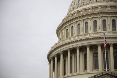 The United States Capitol Rotunda in Washington DC