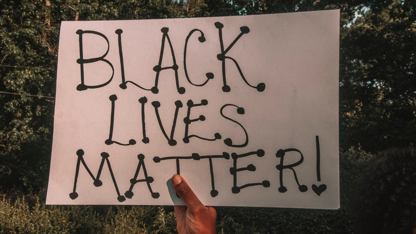 Black Lives Matter sign by Maria Oswalt
