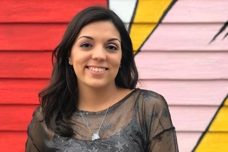 It is a picture of Gabriela Zocchi, the girl we interviewed.