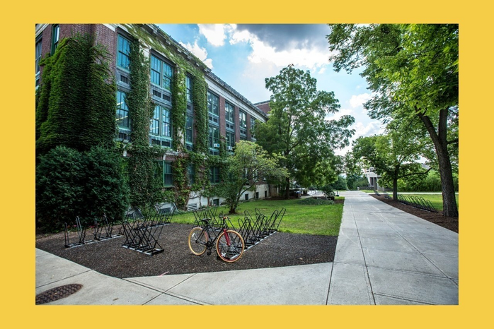 bicycles on campus