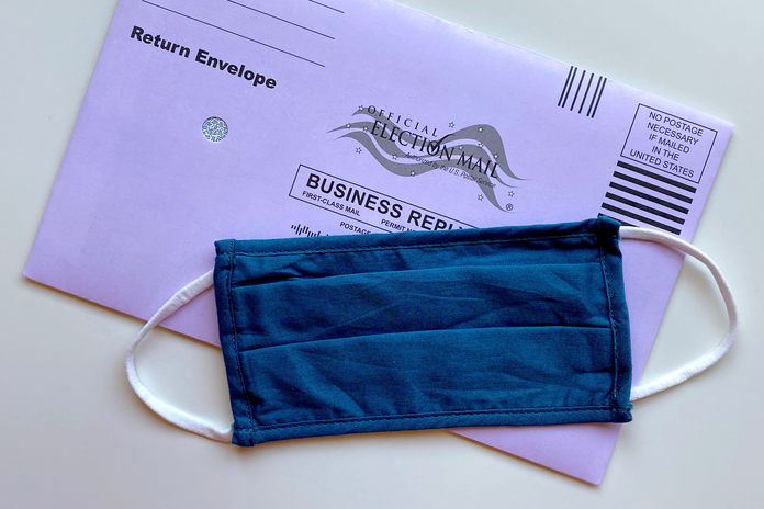 face mask mail in ballot
