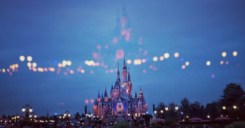 Cinderella castle in Shanghai Disneyland Park