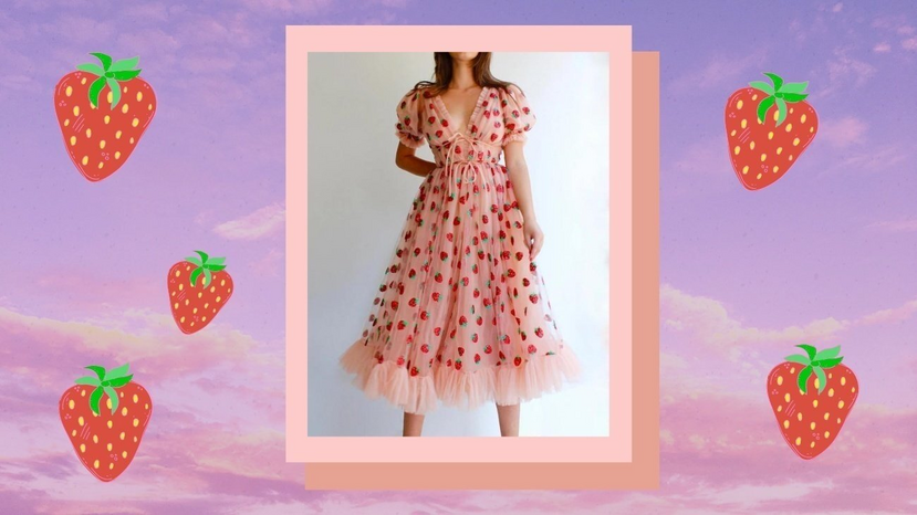 Lirika Matoshi strawberry dress