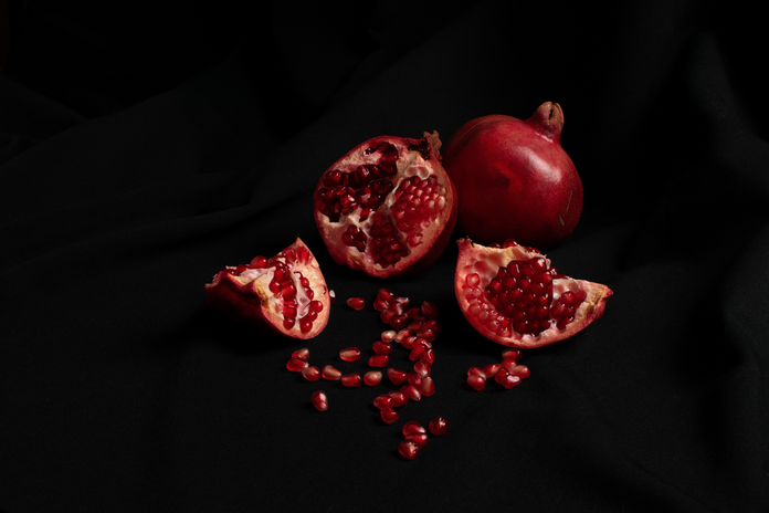 broken pomegranate