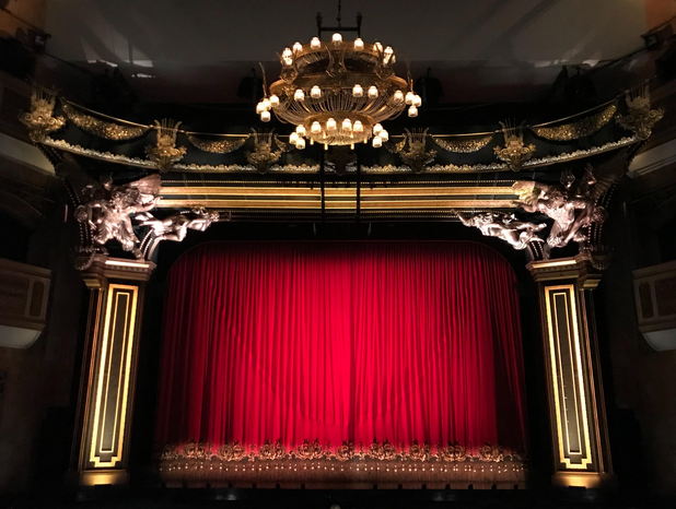 empty theater by Gwen King