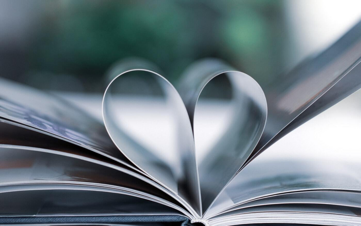 Book pages in shape of heart by Sandy Millar from Unsplash