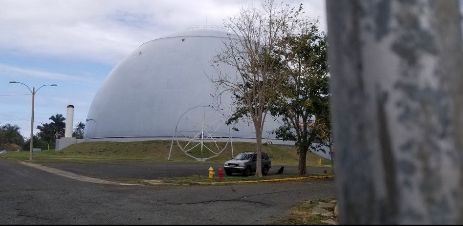 A white dome