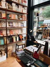 book and stationary shop in NYC