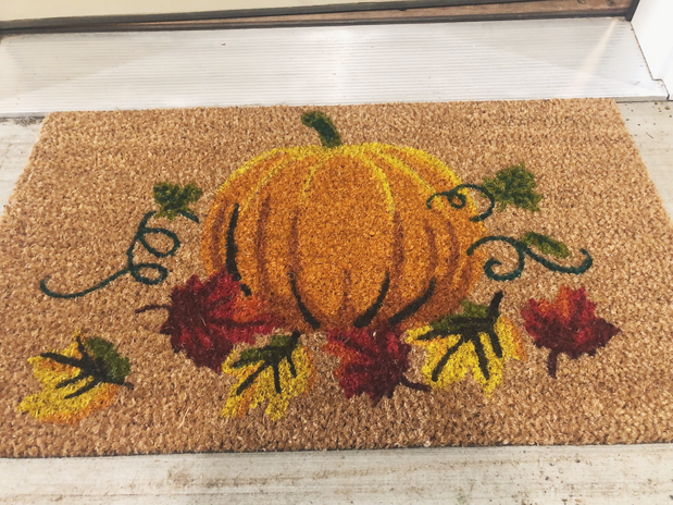 Fall themed doormat