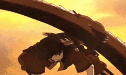 gif of Aang and Zuko with dragons