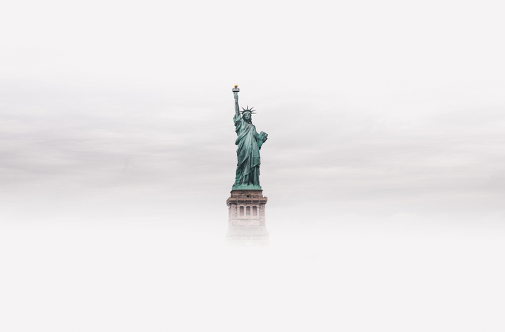 statue of liberty by Luke Stackpoole