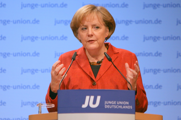 angela merkel 2008 rustjpegjpg by Photo by Jacques Griemayer distributed under a CC BY SA 30 license