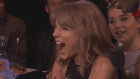 taylor swift excited gif