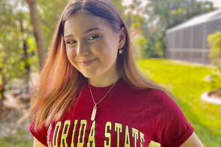 Payton Spran FSU Profile Red Shirt