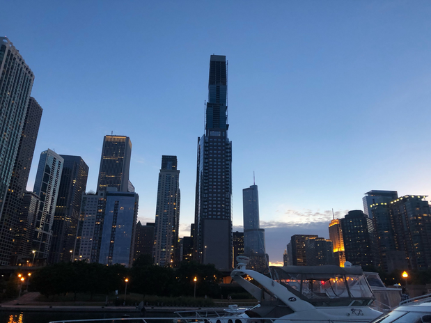 Chicago Skyline by Julia Canellis