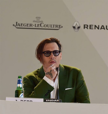 Johnny Depp on panel