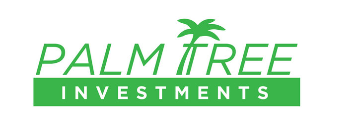 Palm tree investment logo