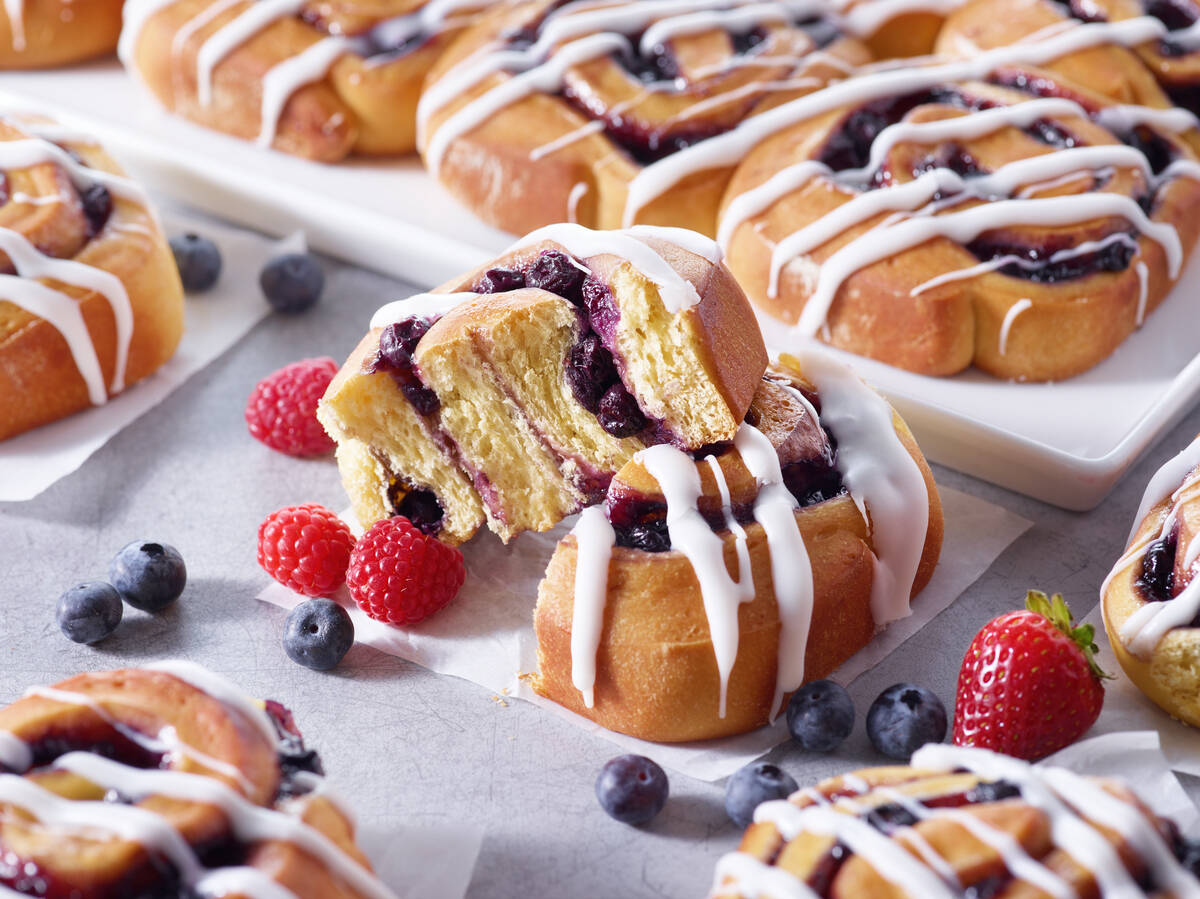 Mixed Berry Sweet Rolls