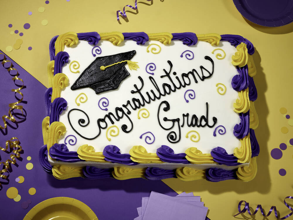 Graduation Sheet Cake