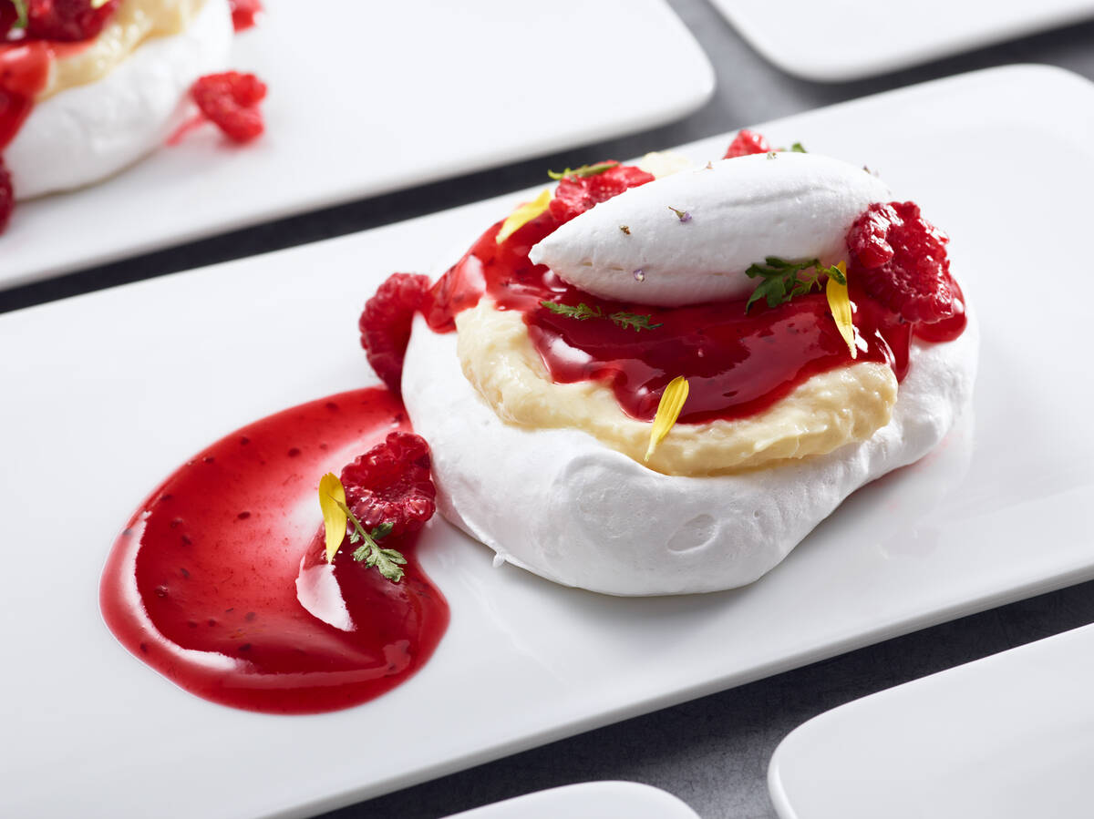 Individual Raspberry Pavlova