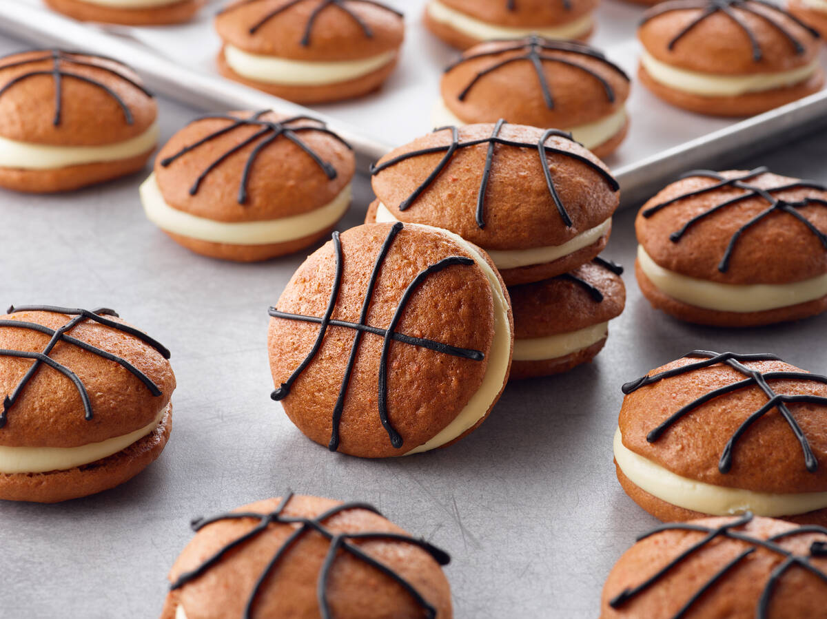 Basketball Whoopie Pies
