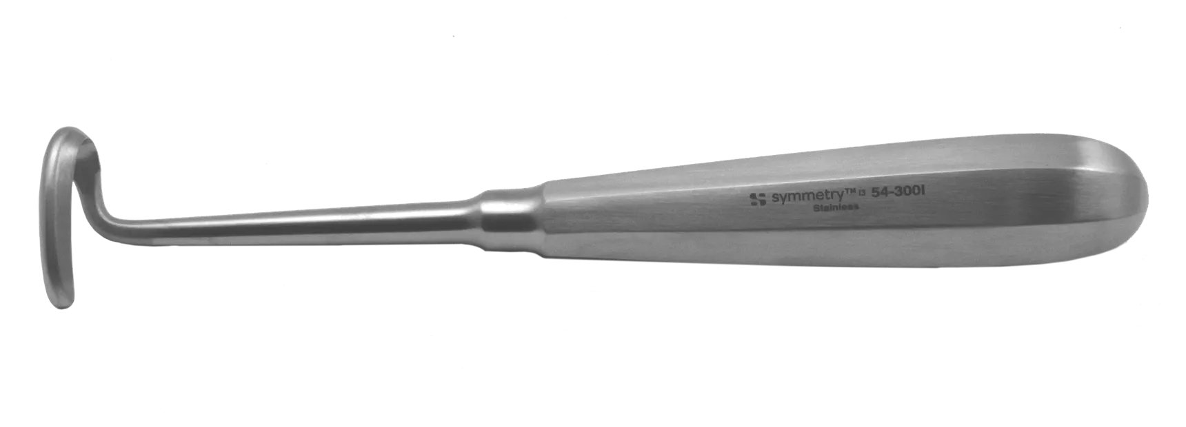 Rib Rasp Instrument Rasp, Doyen Rib Raspatory, Right, Pediatric, 7 1/8 in | Aspen Surgical