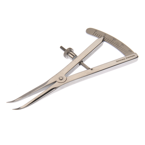 Caliper, Castroviejo, Curved Shaft