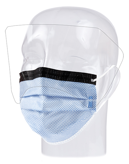 15311 Sm Precept® FluidGard® 160 Anti-Fog Surgical Mask with Anti-Glare Shield