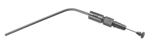 Symmetry Suction Tube; Frazier; Angled; 10 Fr; Semi-Rigid w/Slot; 4 in; 100 mm