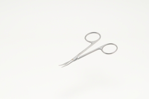 Scissors, Stevens Tenotomy, Curved, Serrated, Gold Screw, 4 1/8 in
