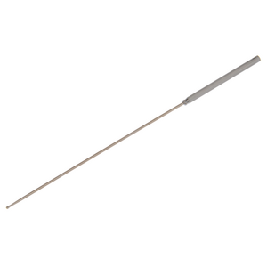 Probe, Pratt Rectal, Sterling Silver, 10 1/4 in