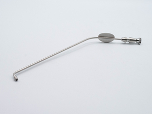 Rhoton-Merz Suction Tube, Curved Down, 7 Fr, 13.0 cm