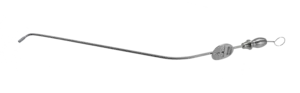 Rhoton Suction Tube, Neuro, Curved Up, 5 Fr, 5 1/8 in (130 mm) WL