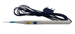 Olsen Electrosurgical Pencil, Disposable, Hand-activated, Button Switch, White