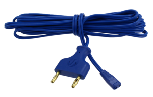 Olsen Bipolar Cord, 28mm Fixed Pin, with Straight Instrument Connector, Single Use, 10/Bx