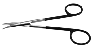Scissors, Stevens Tenotomy, Curved, Razor Edge w/o Serrations, Black Handle, 5 in