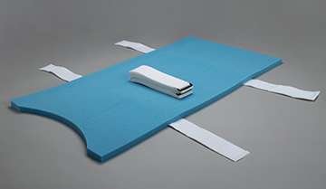 Primepadplus-K1 Trendelenburg and Anti-Skid Pad w:Perineal Cutout w:rail Straps copy