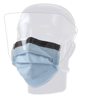 Precept® FluidGard® 160 Anti-Fog Surgical Mask with Anti-Glare Shield