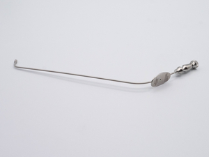 Rhoton-Merz Suction Tube, Curved Down, 5 Fr, 13.0 cm